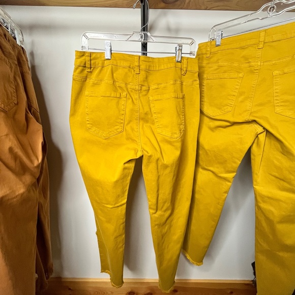 Women's Skinny Jeans in Mustard Yellow - Ethyl - Picture 7 of 16